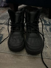 Nike Woodside 2 High (GS) Black High Top Leather Boots 4Y 524872-004