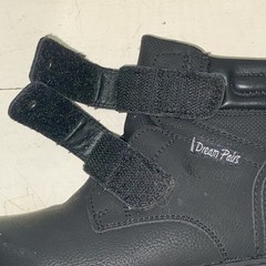 DREAM PAIRS Kids Size US 9 EU 26.5 Black Ankle Combat Boots Platform Block Heel