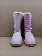 Ugg K Bailey Button Triplet Boots Style-1962k , Rose Quartz, Sz 3
