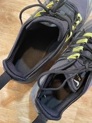 NIKE AIR MAX AH5223-012 Gray Neon Green Sneakers Size 3Y / 35 Excellent Z
