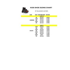 Milwaukee Performance Boy’s Youth Classic Engineer Style Biker Boot **MBK9290