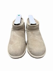 UGG Kids Classic Ultra Mini Boots Size 6 Dune Suede Sheepskin Youth 1130750K