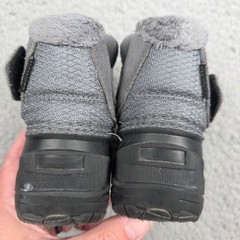 The North Face Alpenglow Snow Boots Toddler 7 Gray Waterproof Insulated 200 Gram