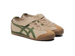 Onitsuka Tiger MEXICO 66 KIDS BEIGE / GREEN Kid’s Shoes Sneakers Japan New