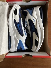 Nike Air Max Genome (Blue Void / White / Black) Size 1Y CW1627‑400
