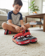 Lightning McQueen Crocs – Original Special Edition, Unisex, Super Comfortable ❤