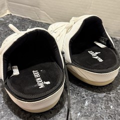 MOON BOOT Full Moon Icon Nylon Mule White EU 33/34 USA 2 2.5