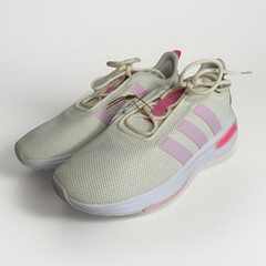 adidas Racer TR23 – IG4910 – Off White / Pink – Big Kids Size 7 **NEW**