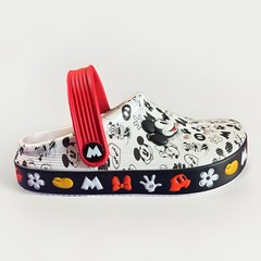 Crocs Disney Mickey Mouse Off Court Clog Kids C13 White Red Black New With Tags