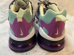 Nike Air Max 270 React GS Grey Trainer Sneakers BQ0103-007 Size 5Y Big Kid Shoes