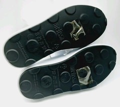 Mini Melissa BE + DISNEY White Sneakers Size 12 PVC Lace Up Mickey Ears Unisex