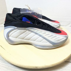 Adidas Anthony Edwards 2 J AE2 USA White/red Silver Basketball Shoes Kk0153 6.5Y