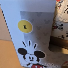 Disney Mickey Mouse Character White Sneakers Children Size 1