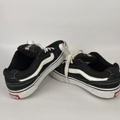Vans Off the Wall Kids Caldrone Black Suede Low-top Skateboard Sneakers size 3Y