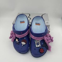 Naruto Crocs Akatsuki Anime Clogs Custom Jibbitz Slip On Sandals Unisex Shoes
