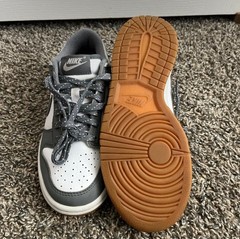 Size 4 (GS) Nike Dunk Low Reflective Grey (youth)