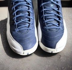 AIR JORDAN XII 12 RETRO SE “INDIGO” OBSIDIAN STONE LEGEND BLUE/WHITE GS SIZE 7Y