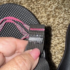CHACO ZX/1 ECOTREAD DOUBLE STRAP MULTI COLOR SPORT SANDALS BIG KIDS YOUTH 2