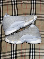 Nike Air Jordan 13 Retro GS 2017 Wolf Grey Pink White Deadly 439669-018 Size 3Y