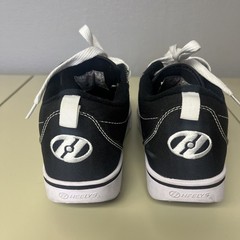 Heelys Pro 20 Black White Sneaker Wheels US Kids 4 EU 40.5 HE100757