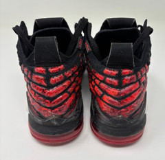 Nike Infrared Lebron 17 Black Red size 5.5Y BQ5594-006