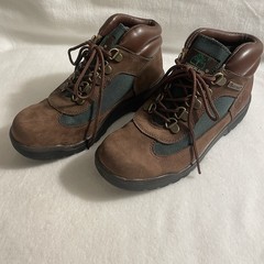 Timberland Brown & Olive Field Boots, Juniors / Youth Size 4M