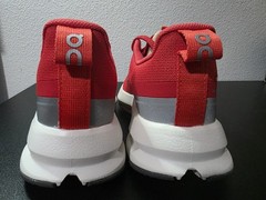 On Cloudnova Youth Sneakers Red/White/Gray/Black Unisex Kids US 4.5 EU 36.5