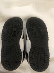 Nike Dunk Low TD Black White Size 8C . CW1589-100