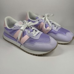 New Balance Youth Kid’s Size 7 / W 9 Purple Pink Grade School 237 Sneaker Shoes