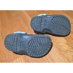 Crocs Clogs Toddler Size C7 Black Multi Star Wars Mandalorian Grogu Excellent