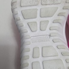 SKECHERS GO RUN 600 Mesh Hook & Loop Non-Marking Pink/Purple Kids 5 (EU21)