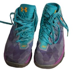 Under Armour Steph Curry SC 2.5 Purple & Teal Shoes Size 4.5Y