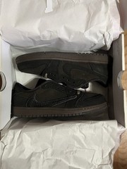 Jordan 1 OG SP x Travis Scott Low Velvet Brown Size 2 (PS) KIDS.SHIP FAST.LEGIT