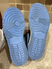 Size 5 (GS) -Nike Jordan 1 Mid University Blue Black