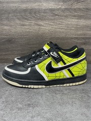 Nike Vandal Low GS Sneakers Kids Size 6 (Womens 7.5) Black Green Spider Web