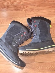 3M 3M Thinsulate Swiss Tech Snow Boots Kids 3 Youth Black Waterproof Insulated