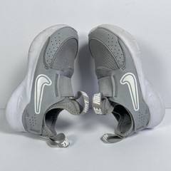 Nike Flex Runner 3 Wolf Grey White PS Size 9C FN1449-001 Sneakers Logo