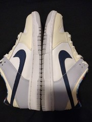 Nike Dunk Low GS Blue/Midnight Navy-white Used Great Condition Size 7y