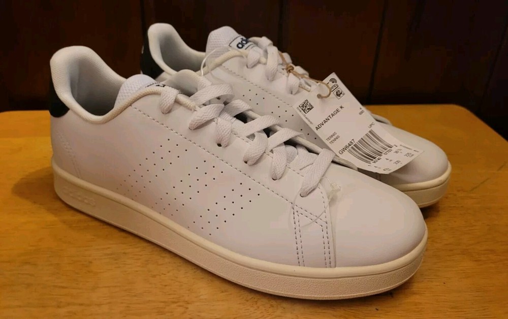 adidas advantage k teninis Sneaker GW6487 black and white size 4 1/2 = 4.5