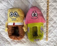 SpongeBob SquarePants Patrick Star Kid or adult Plush Slippers LXL Slip-On.