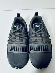 PUMA SoftFoam+ 195497-01 Gray Green Mesh Slip-On Kids Sneakers US 12C NWOT