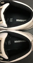 Converse Chuck Taylor All Star Juniors 648582C White Leather Shoes Size 4