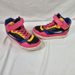Fila Everge Shoes Kid’s Size 3 Black/Pink/Multicolor Hi Top Sneakers Trainers