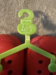 Crocs Classic Lined Santa Clogs Sz C8 8 Childrens Sandals Christmas Holiday