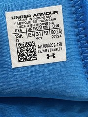 Under Armour Kids Size 13K IGNITE Pro 8 Slide Sandals Blue NEW