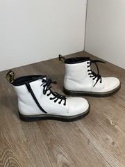 Dr Doc Martens White Zavala J Boots AW004 Size 5 US L