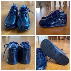 Children’s Classics Spanish Patent Leather Unisex Oxford Booties