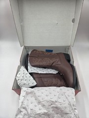 Deer Stags Kids Ranch Cowboy Boots Size 5M New With Box Black Western