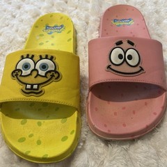 SpongeBob SquarePants Slides/Shoes,Brand New, Size 13 (Spongebob and Patrick)