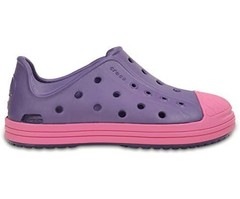 Crocs Bump It Sneaker Clog Kids Size 1 Purple Pink Amethyst Wild Orchid NEW